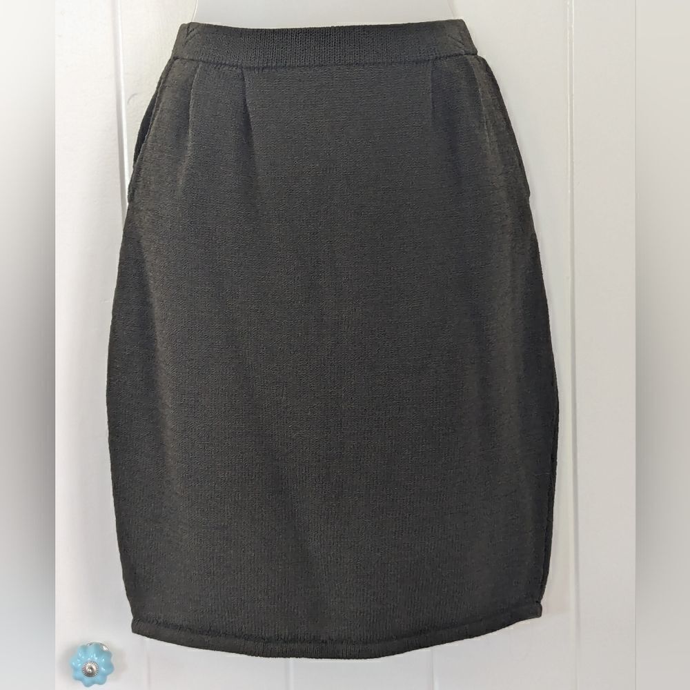 VTG Marie St. John Skirt 4 80s Quiet Luxury Minimalist Countryside Chic